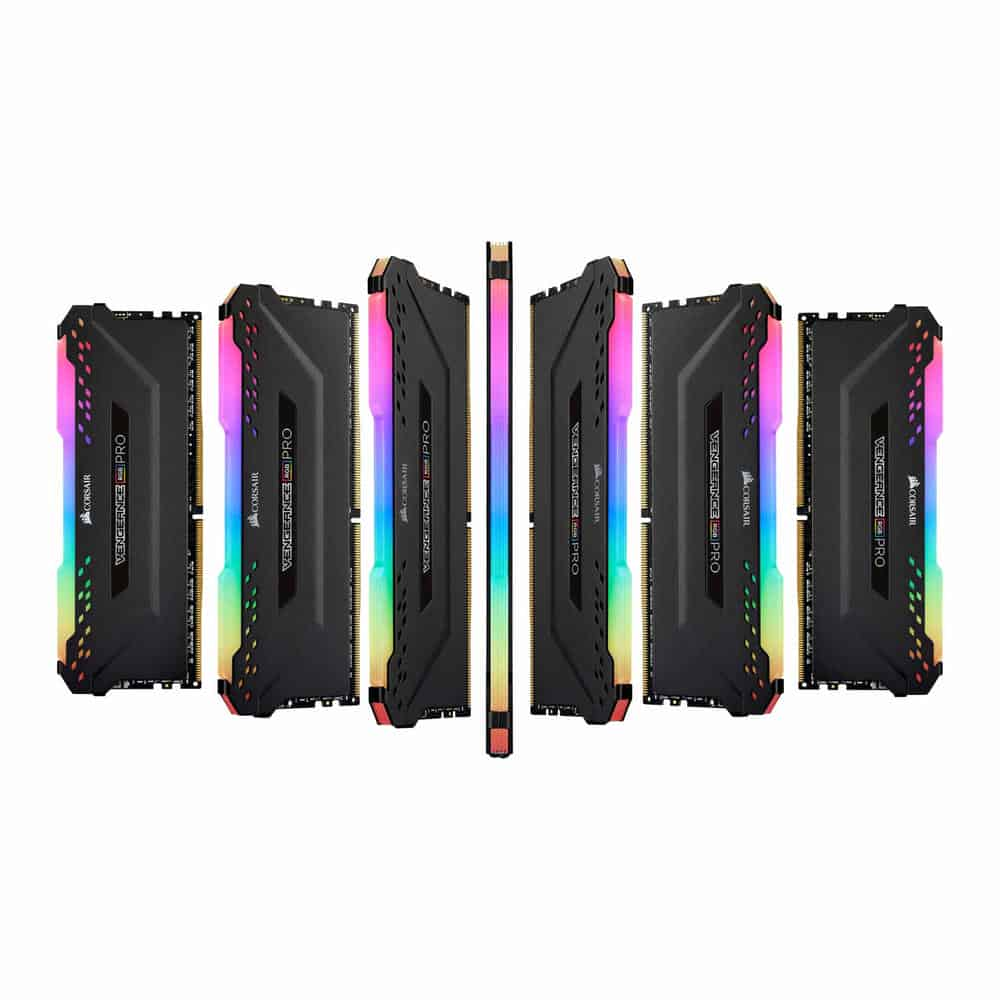 (image for) Corsair Vengeance RGB PRO Black 16GB 2666 MHz DDR4 Dual Channel Memory Kit